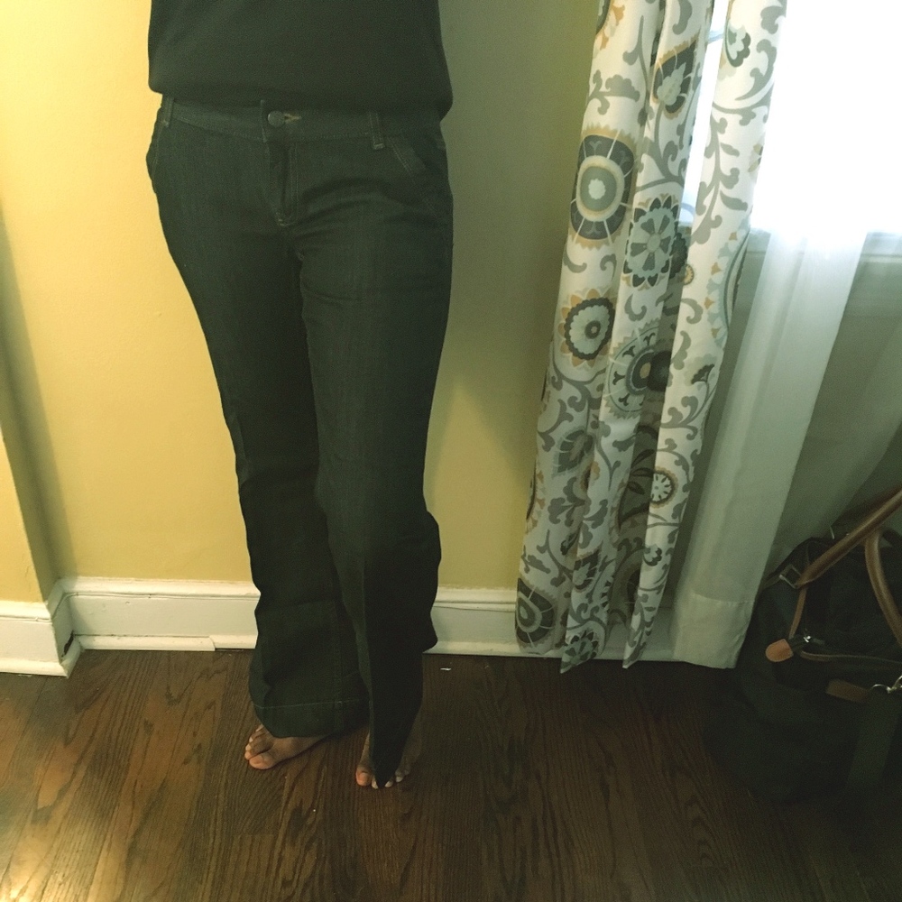 FLARE LEG DENIM PANT by BANANA REPUBLIC